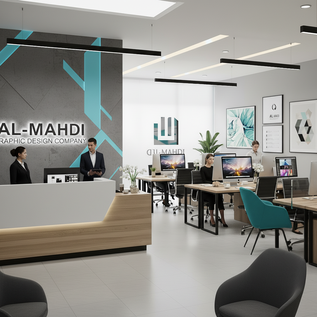 شركة المهدي تصميم جرافيك